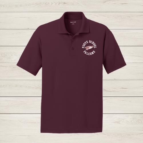 Falcons Round Logo PosiCharge RacerMesh Polo