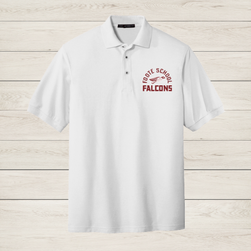 Falcons Half Circle Logo Silk Touch Polo