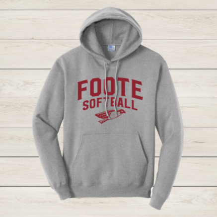 Foote Athletics Softball Hooded Sweatshirt